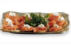 Irish food board’s smoked salmon on potato cakes recipe