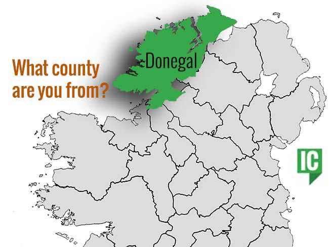 What's your Irish County? County Donegal
