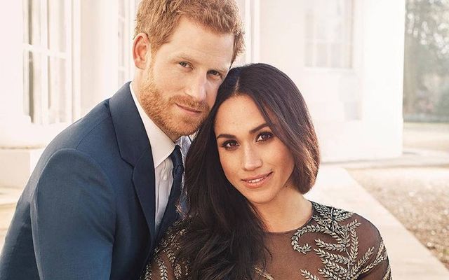 Prince Harry and Meghan Markle\'s official engage photos.