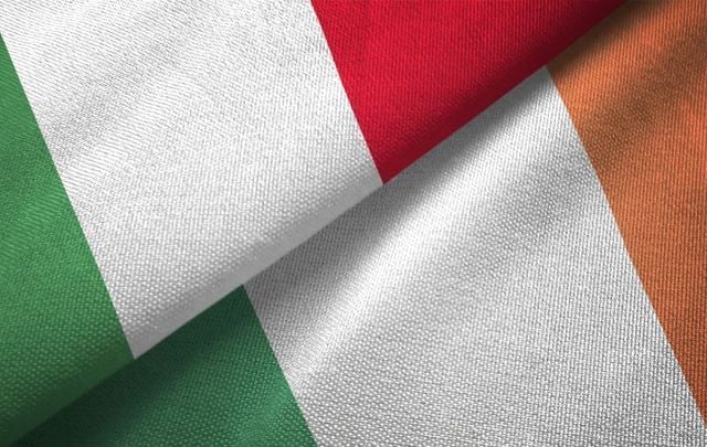 Irish and Italians share more than similar flags!...such as, we LOVE pizza!