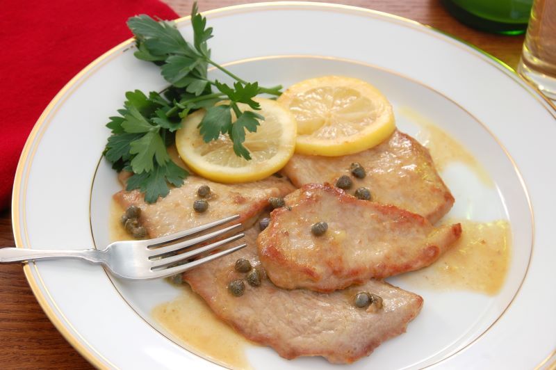 Celebrate Columbus Day with this veal piccata recipe from our Irish chef