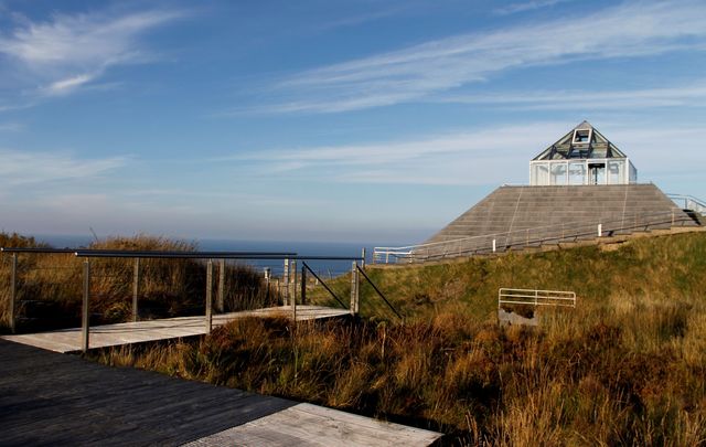 The Ceide Cliffs (on which the Ceide Fields rest) are over 300 million years old and rise up to 370 feet above sea level