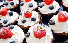 Our Irish chef's 4th of July red, white, and blue chocolate cupcake recipe
