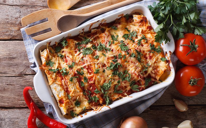Got leftovers? Try this Thanksgiving turkey enchiladas recipe!