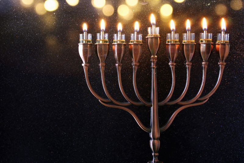 Hanukkah menorahs have become a favorite Christmas decoration for the Irish