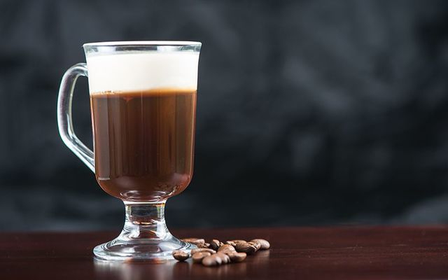 The perfect warming Irish coffee.