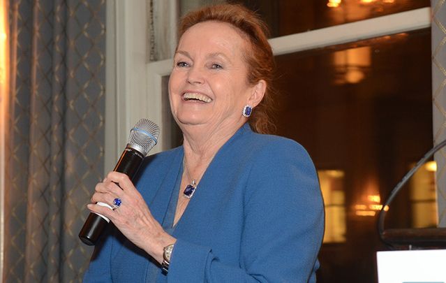 Philanthropist and former chairman of the American Ireland Fund, Loretta Brennan Glucksman, honored in Donegal.