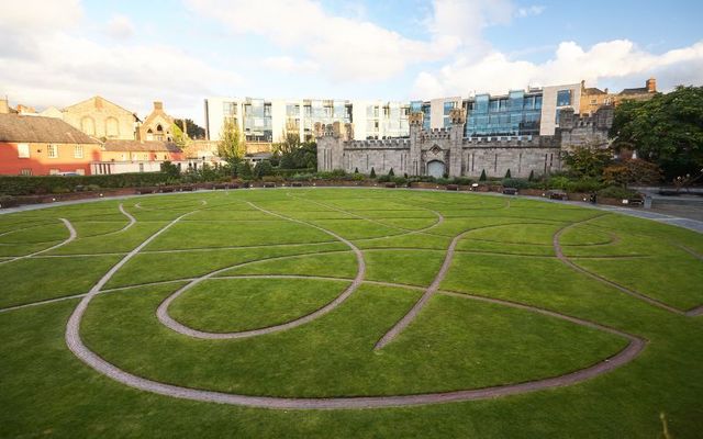 The Dubh Linn Garden at Dublin Castle.