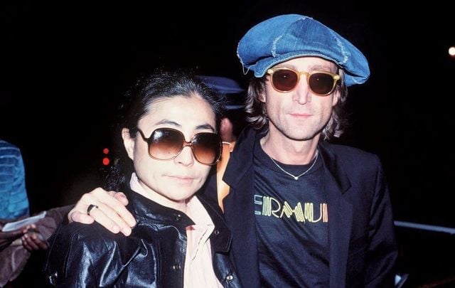 John Lennon and Yoko Ono not long before The Beatles legend was tragically killed.