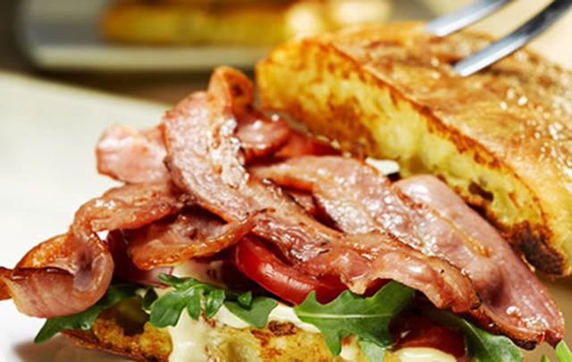 Eggy bread BLT