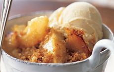 Apple crumble with Kerrygold and Irish whiskey cream sauce recipe
