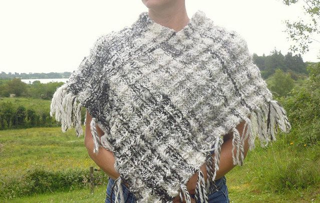 If you know where to look, Etsy is full of authentic treasures from Ireland - like this hand-knit poncho from Rebecca's Wool in Co. Mayo.