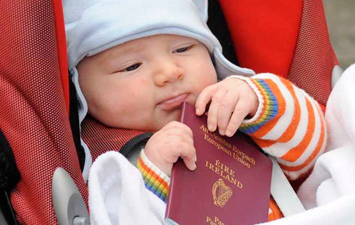 The top Irish baby names according to our passports