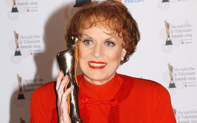 October 30, 2004:  Maureen O\'Hara (Lifetime Achievement Award) attends the Irish Film and Television Awards at the Burlington Hotel in Dublin, Ireland.