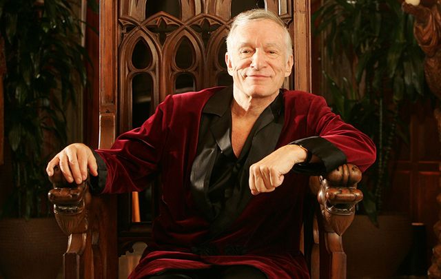 Founder of Playboy, Hugh Hefner.