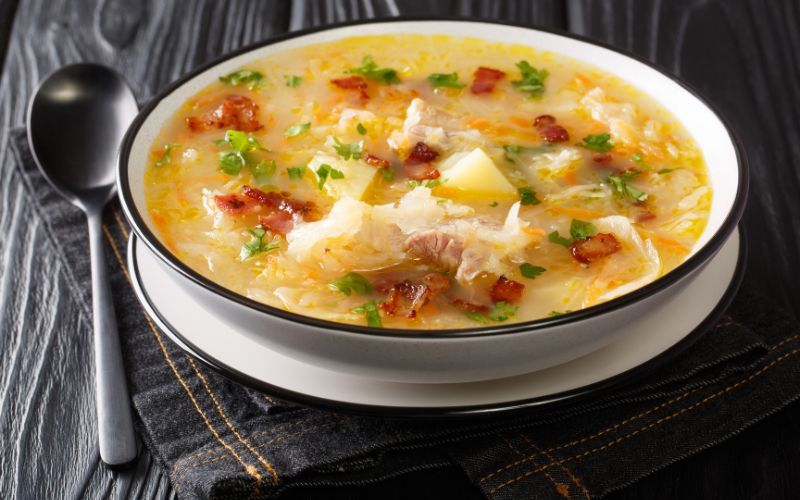 Irish country potato and cabbage soup recipe