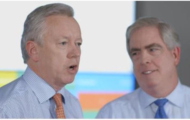 John Saunders (left) to Succeed Dave Senay as FleishmanHillard CEO.