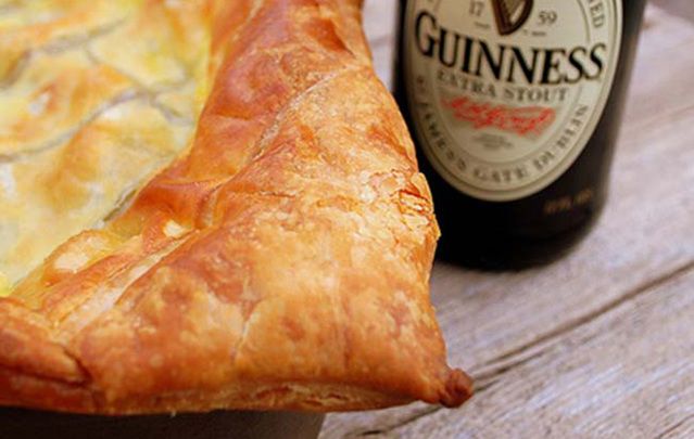Guinness, steak and cheese pie recipe - Because spring isn\'t arriving soon enough!