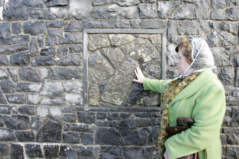 The apparition of Virgin Mary reported in Knock, Co Mayo in 1879