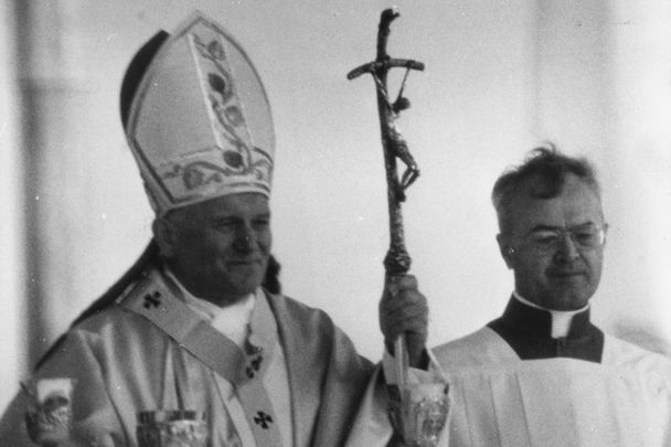 September 29, 1979: Pope John Paul II during mass at Phoenix Park, Dublin.