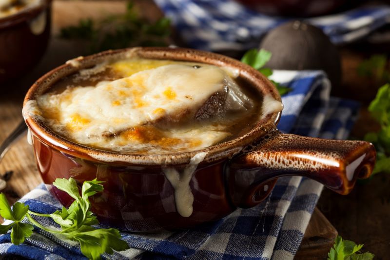 Comfort food with an Irish twist - Guinness French onion soup recipe
