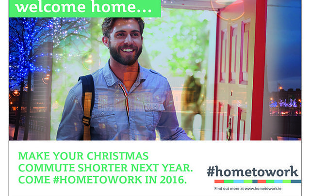 #HomeToWork posters aim to highlight opportunities in Ireland for the diaspora.