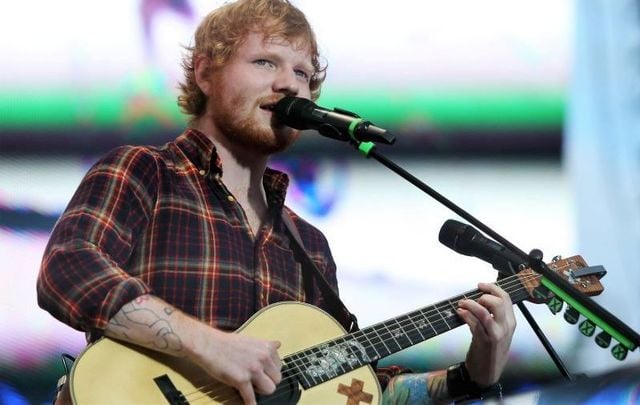 Ed Sheeran performing in Dublin\'s Croke Park in 2015.