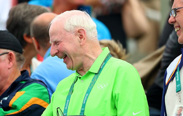 Pat Hickey in Rio before his arrest.
