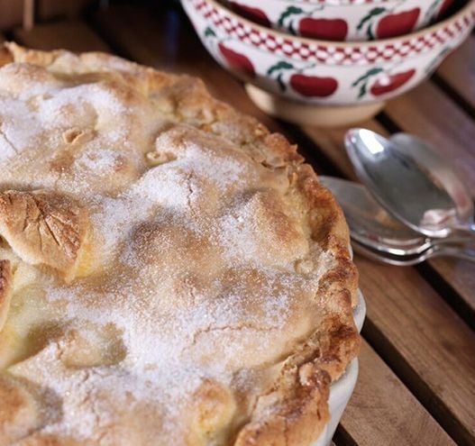 Avoca’s Irish apple pie with blackberries recipe