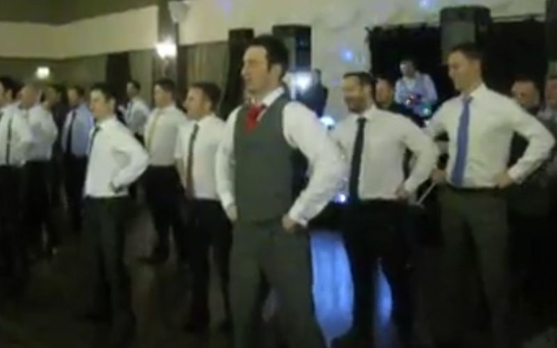 WATCH: Belfast wedding guests get impromptu "Lord of the Dance" performance