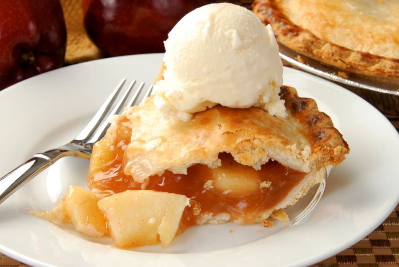 Irish apple pie with Baileys ice cream recipe