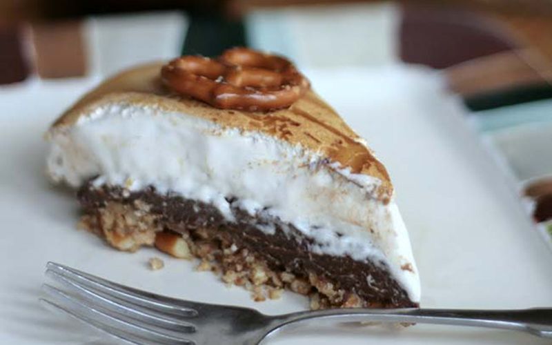 Guinness chocolate pie with beer marshmallow meringue recipe