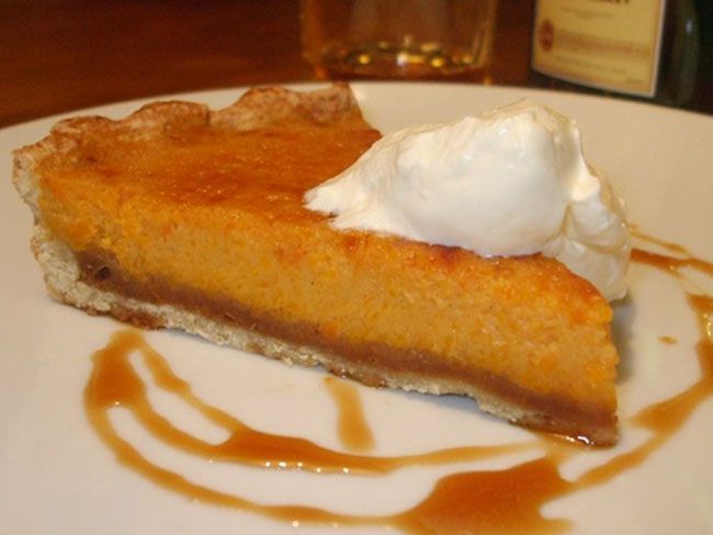 A Donegal chef’s pumpkin pie with a ginger nut base and a shot of Irish whiskey