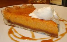 A Donegal chef’s pumpkin pie with a ginger nut base and a shot of Irish whiskey