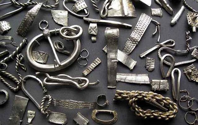 Hoard of Viking treasure found in Scotland includes artifacts of Irish origin.