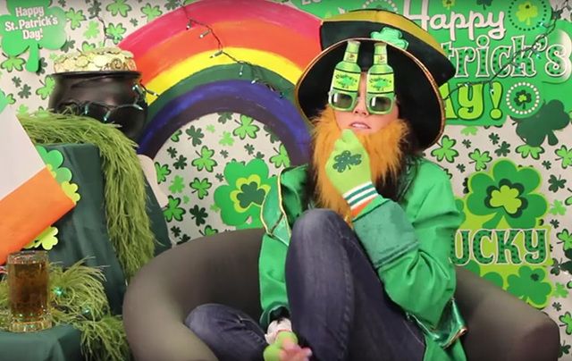 A Kristen Stewart lookalike has put together a satirical historical guide to St. Patrick’s Day.