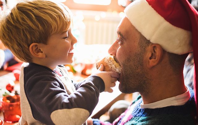 Loving Christmas food: "Drinks are overflowing and cupboards and fridges are stocked with enough to see out the winter, never mind a couple of weeks."
