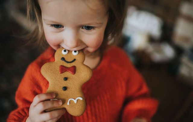 Loving Christmas food: \"Drinks are overflowing and cupboards and fridges are stocked with enough to see out the winter, never mind a couple of weeks.\"