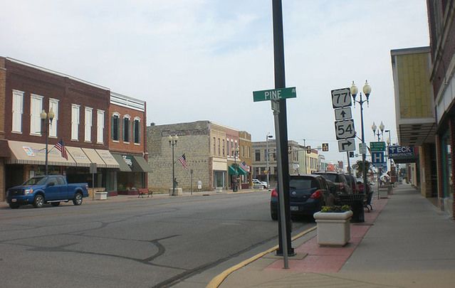 El Dorado, Kansas. Home to Obama's grandfather and Tim Kaine's mother.