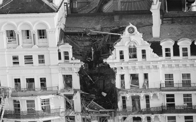 The Grand Hotel, in Brighton, following the 1984 bombing: Jo Berry, a woman whose father was killed in attack, and Pat Magee share incredible story of reconciliation.