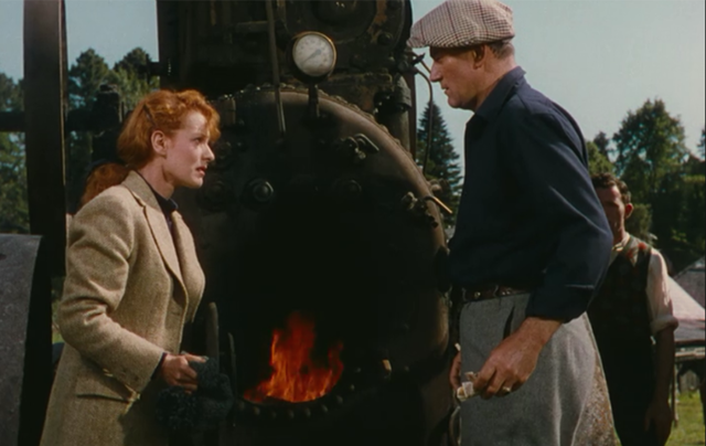 Still of John Wayne and Maureen O\'Hara from \"The Quiet Man\"