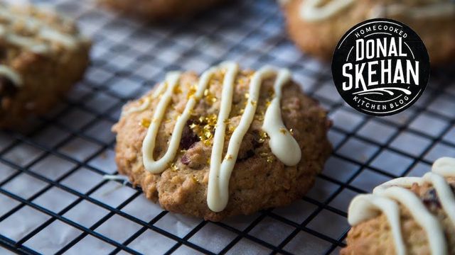 Cranberry and white chocolate cookies.