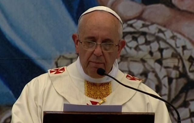 Pope Francis says the war with the so called Islamic State has nothing to do with religious but control.