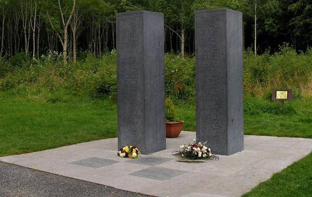 Donadea 9/11 memorial, in Donadea Forest Park, County Kildare.
