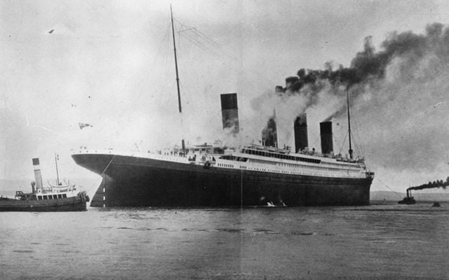 The RMS, Titanic, White Star Liner.