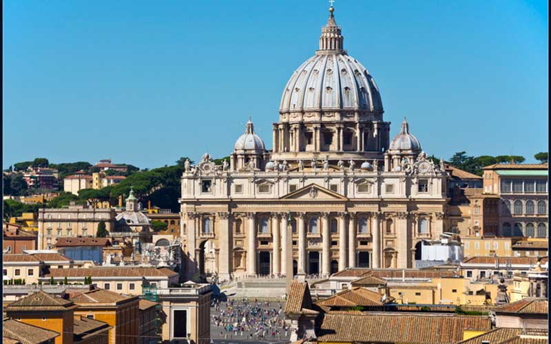 St Peter’s Basilica in Vatican City. Credit: Getty Images