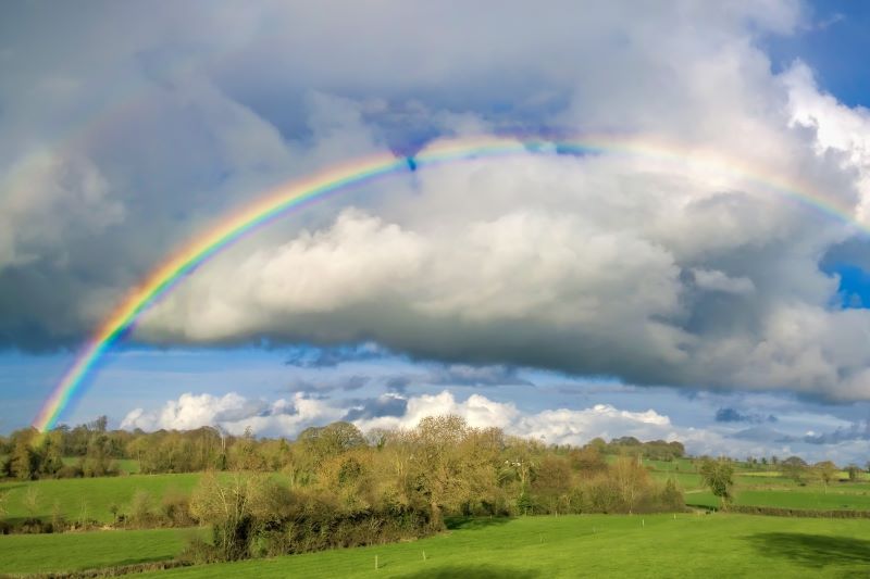 A rainbow in Co Tipperary (Getty Images)