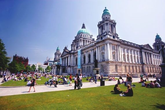 Belfast City Hall, in Northern Ireland.