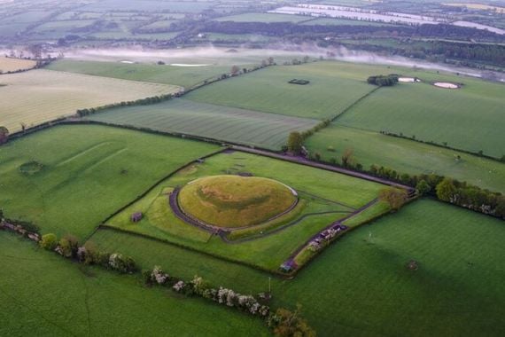 Sunrise over Newgrange in the Boyne Valley. (Ireland's Content Pool)