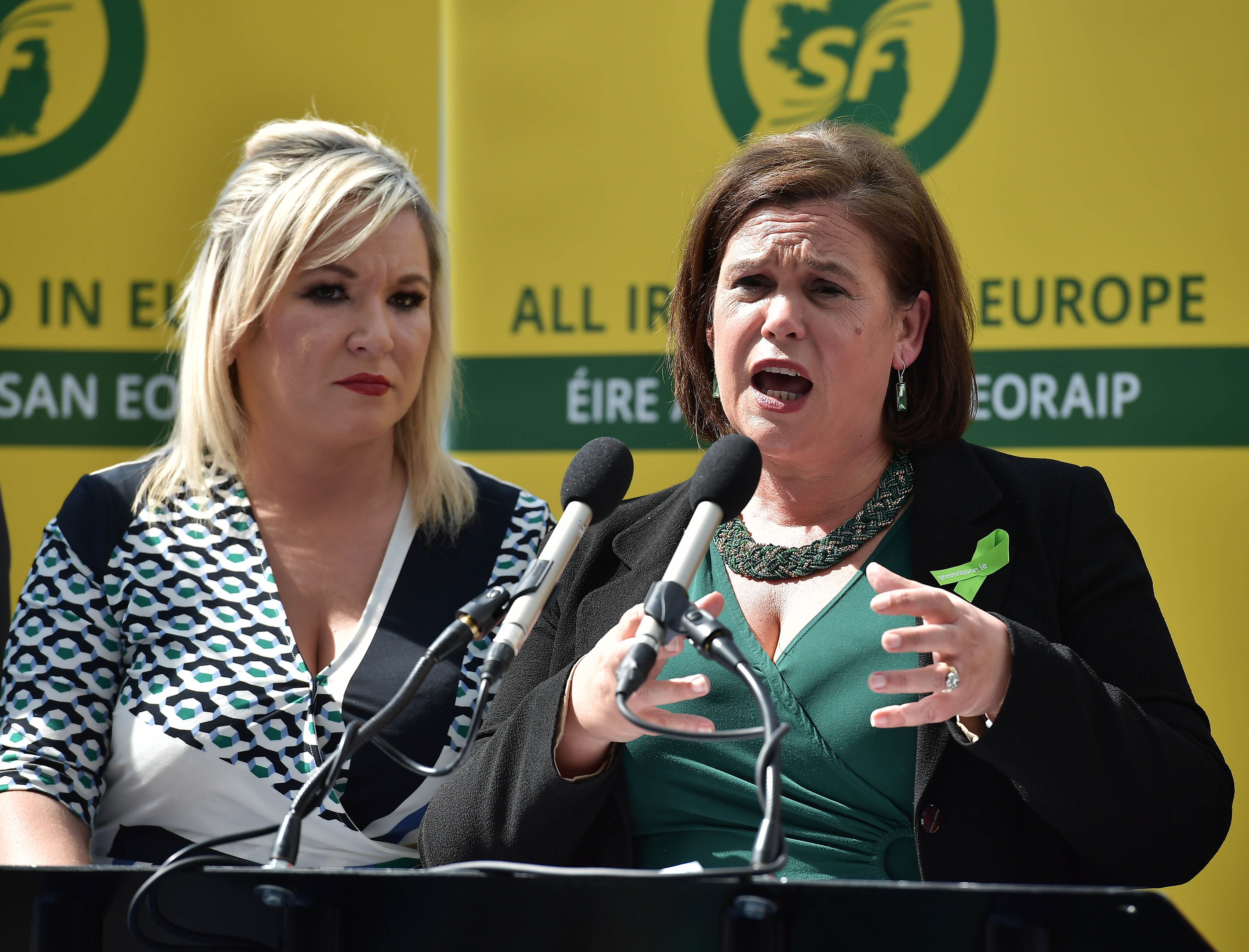 Sinn Fein Party leader Mary Lou McDonald.